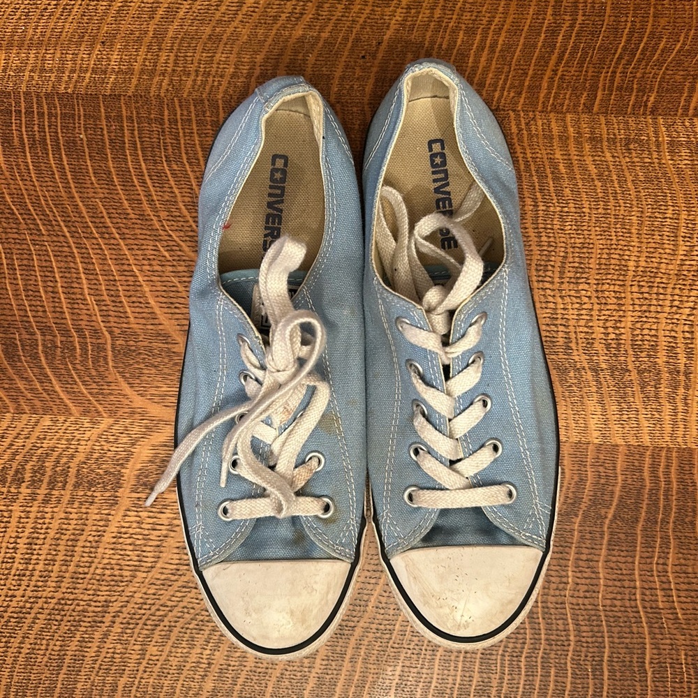 Converse Light Blue Canvas Shoes